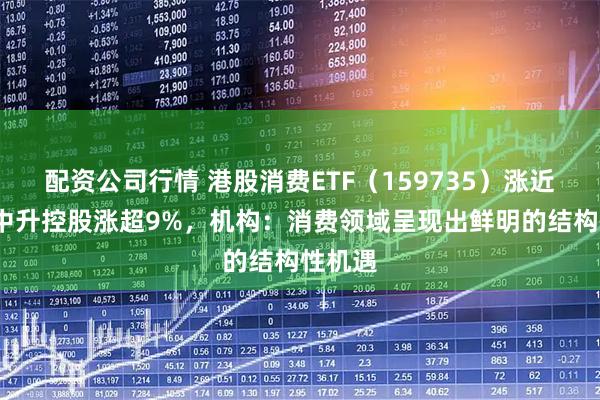 配资公司行情 港股消费ETF（159735）涨近1%，中升控股涨超9%，机构：消费领域呈现出鲜明的结构性机遇