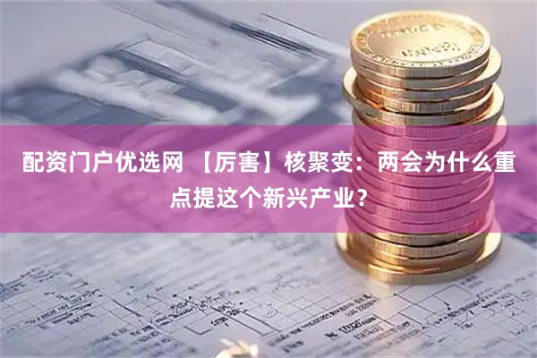 配资门户优选网 【厉害】核聚变：两会为什么重点提这个新兴产业？